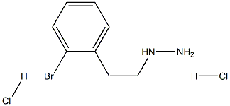 1-(2-bromophenethyl)hydrazine dihydrochloride Structure