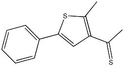 1-(2-methyl-5-phenylthiophen-3-yl)ethanethione 구조식 이미지