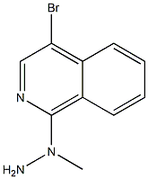 1-(4-bromoisoquinolin-1-yl)-1-methylhydrazine 구조식 이미지