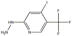 1-(5-(trifluoromethyl)-4-iodopyridin-2-yl)hydrazine Structure