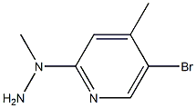 1-(5-bromo-4-methylpyridin-2-yl)-1-methylhydrazine Structure