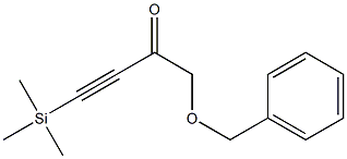 1-(benzyloxy)-4-(trimethylsilyl)but-3-yn-2-one 구조식 이미지