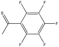 1-(perfluorophenyl)ethanethione 구조식 이미지