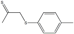 1-(p-tolylthio)propane-2-thione Structure