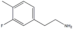 2-(3-fluoro-4-methylphenyl)ethanamine Structure