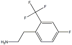 2-(4-fluoro-2-(trifluoromethyl)phenyl)ethanamine 구조식 이미지