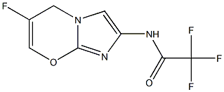 2,2,2-trifluoro-N-(6-fluoroH-imidazo[1,2-a]pyridin-2-yl)acetamide 구조식 이미지