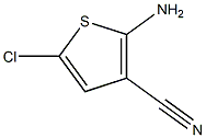 2-amino-5-chlorothiophene-3-carbonitrile Structure