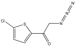 2-azido-1-(5-chlorothiophen-2-yl)ethanone 구조식 이미지