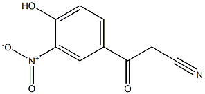 3-(4-hydroxy-3-nitrophenyl)-3-oxopropanenitrile Structure