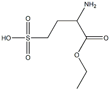 3-(ethoxycarbonyl)-3-aminopropane-1-sulfonic acid Structure