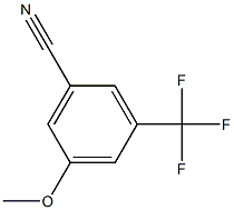 3-(trifluoromethyl)-5-methoxybenzonitrile 구조식 이미지