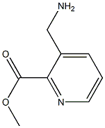 3-Aminomethyl-pyridine-2-carboxylic acid methyl ester 구조식 이미지