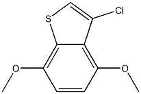 3-chloro-4,7-dimethoxybenzo[b]thiophene Structure