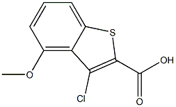 3-chloro-4-methoxybenzo[b]thiophene-2-carboxylic acid 구조식 이미지