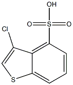 3-chlorobenzo[b]thiophene-4-sulfonic acid Structure