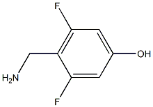 4-(aminomethyl)-3,5-difluorophenol Structure