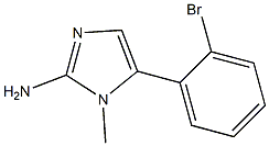 5-(2-BROMO-PHENYL)-1-METHYL-1H-IMIDAZOL-2-YLAMINE Structure