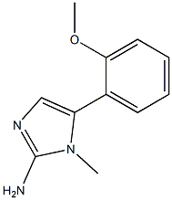 5-(2-METHOXY-PHENYL)-1-METHYL-1H-IMIDAZOL-2-YLAMINE 구조식 이미지