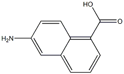 6-amino-naphthalene-1-carboxylic acid 구조식 이미지