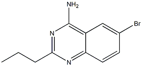 6-bromo-2-propyl-quinazolin-4-ylamine Structure