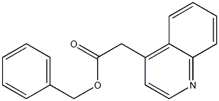 benzyl 2-(quinolin-4-yl)acetate 구조식 이미지