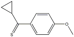 cyclopropyl(4-methoxyphenyl)methanethione 구조식 이미지