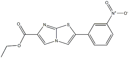 ethyl 2-(3-nitrophenyl)imidazo[2,1-b]thiazole-6-carboxylate Structure