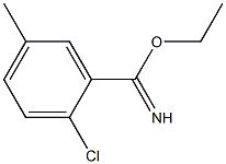 ethyl 2-chloro-5-methylbenzylimidate Structure