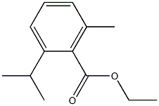 ethyl 2-isopropyl-6-methylbenzoate Structure