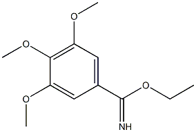 ethyl 3,4,5-trimethoxybenzoimidate Structure