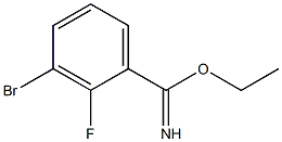 ethyl 3-bromo-2-fluorobenzimidate 구조식 이미지