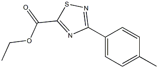 ethyl 3-p-tolyl-1,2,4-thiadiazole-5-carboxylate 구조식 이미지