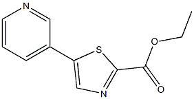 ethyl 5-(pyridin-3-yl)thiazole-2-carboxylate Structure