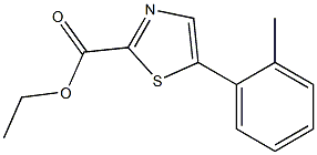 ethyl 5-o-tolylthiazole-2-carboxylate 구조식 이미지