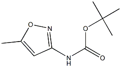 tert-butyl 5-methylisoxazol-3-ylcarbamate Structure