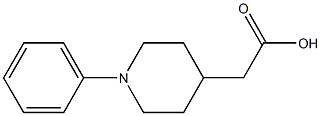 2-(1-phenylpiperidin-4-yl)acetic acid Structure