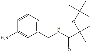 N-[(4-aminio(2-pyridyl))methyl](tert-butoxy)-N-(methylethyl)carboxamide 구조식 이미지