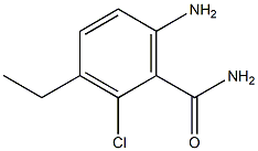 6-amino-2-chloro-3-ethylbenzamide 구조식 이미지