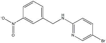 N-(3-nitrobenzyl)-5-bromopyridin-2-amine 구조식 이미지