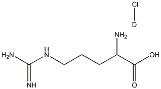 DL-Arginine-D7Cl Structure