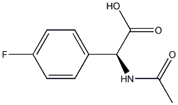 (S)-Acetylamino-(4-fluoro-phenyl)-acetic acid Structure