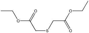 Ethoxycarbonylmethylsulfanyl-acetic acid ethyl ester Structure