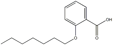 2-n-Heptyloxybenzoic acid 구조식 이미지