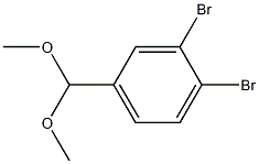 3,4-Dibromobenzaldehyde dimethyl acetal Structure