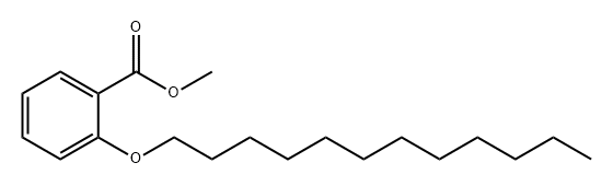 Methyl 2-n-dodecyloxybenzoate 구조식 이미지