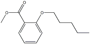 Methyl 2-n-pentyloxybenzoate Structure