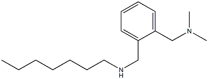 ({2-[(heptylamino)methyl]phenyl}methyl)dimethylamine Structure
