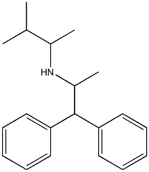 (1,1-diphenylpropan-2-yl)(3-methylbutan-2-yl)amine Structure