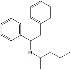(1,2-diphenylethyl)(pentan-2-yl)amine 구조식 이미지